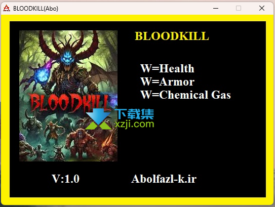 嗜血杀戮修改器(BLOODKILL)使用方法说明
