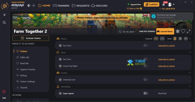 一起玩农场2修改器(Farm Together 2)使用方法说明