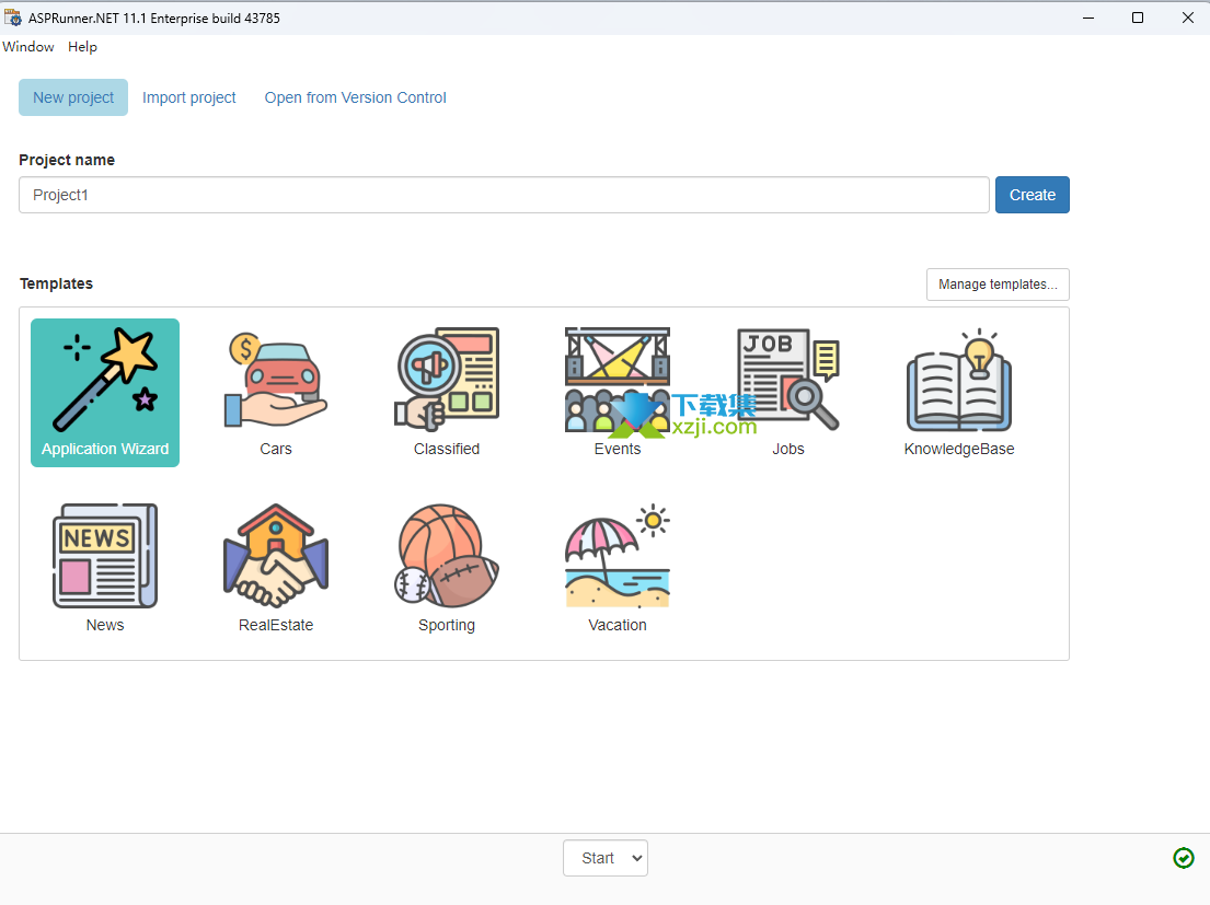 ASPRunner.NET(代码生成工具) 11.1.43785截图（1）