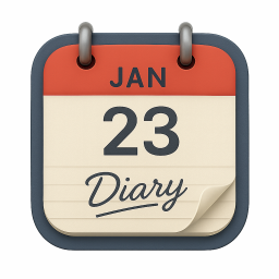 CalendarDiary v0.1 桌面日历日记软件