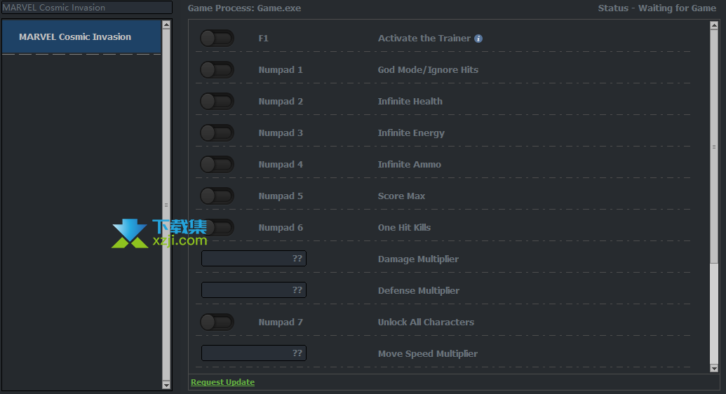 MARVEL Cosmic Invasion界面