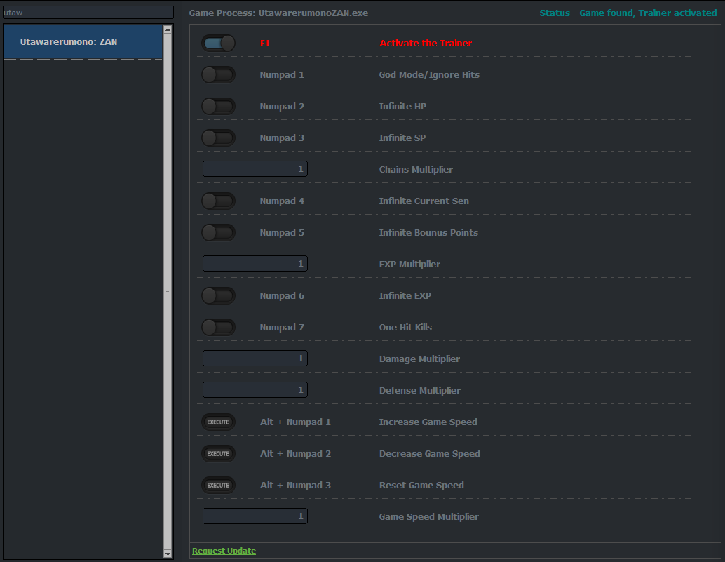 传颂之物斩修改器 - 16项功能设置与使用教程