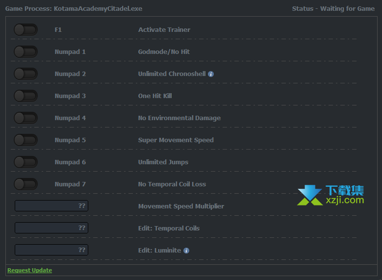 少女与学院城修改器界面