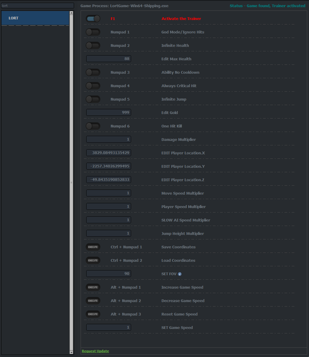 落逃之地修改器界面
