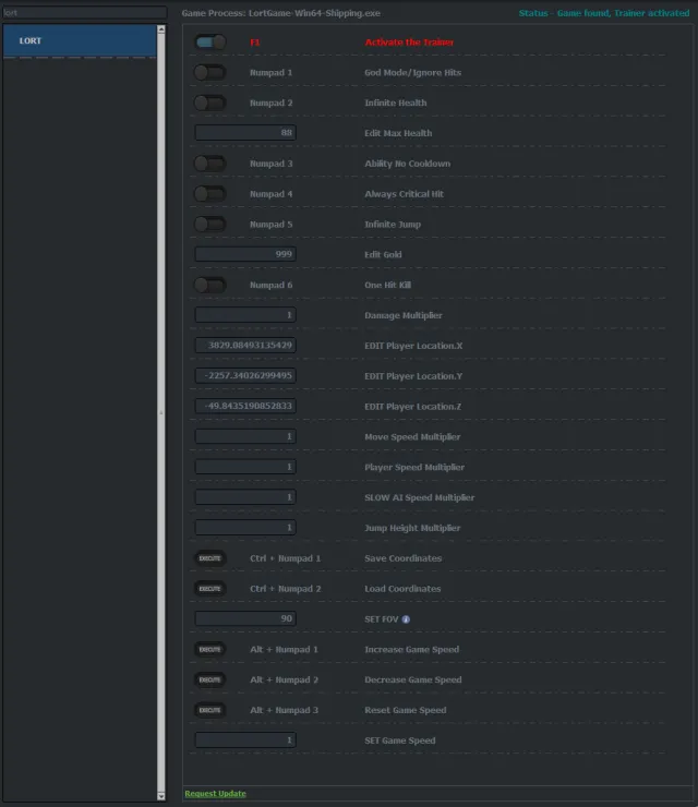 落逃之地修改器24项功能使用教程