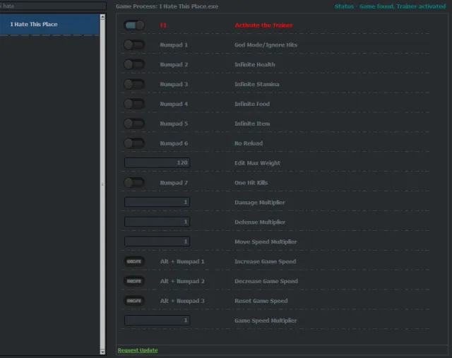 怪奇镇生存指南修改器 I Hate This Place使用教程