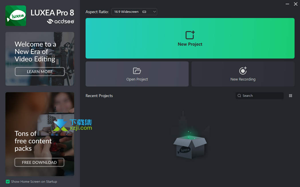 Luxea Pro Video Editor界面