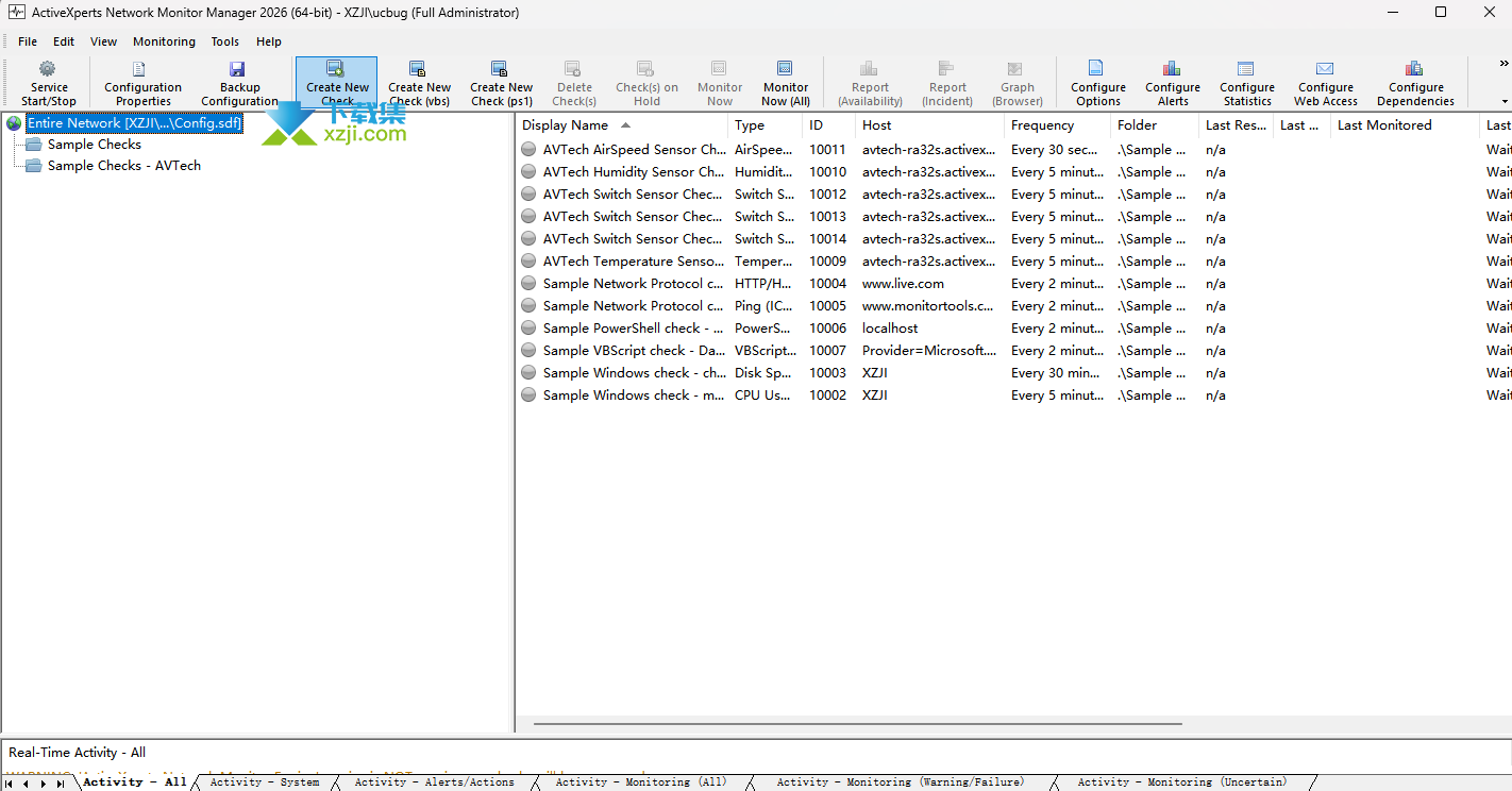 ActiveXperts Network Monitor最新界面