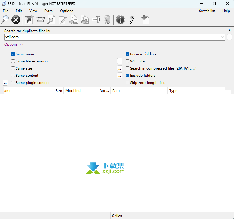 EF Duplicate Files Manager英文界面