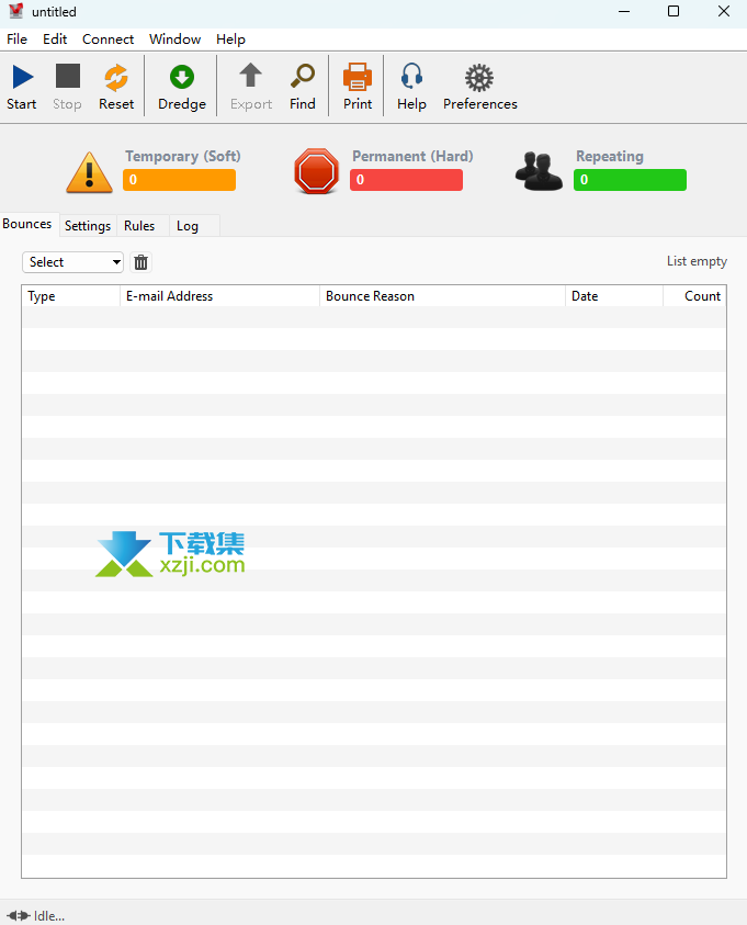 eMail Bounce Handler界面