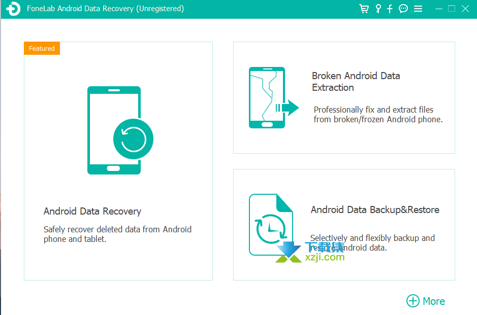 FoneLab Android Data Recovery英文界面 FoneLab Android Data Recovery英文界面