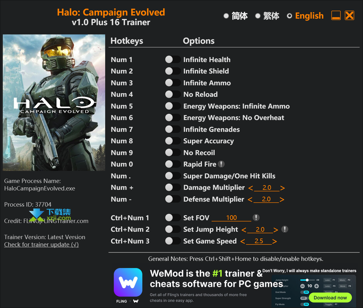 Halo Campaign Evolved Trainer Halo Campaign Evolved Trainer
